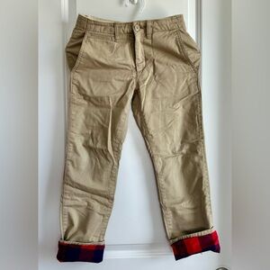 New- Gap Kids Flannel-Lined Jeans – Size 10 Boy